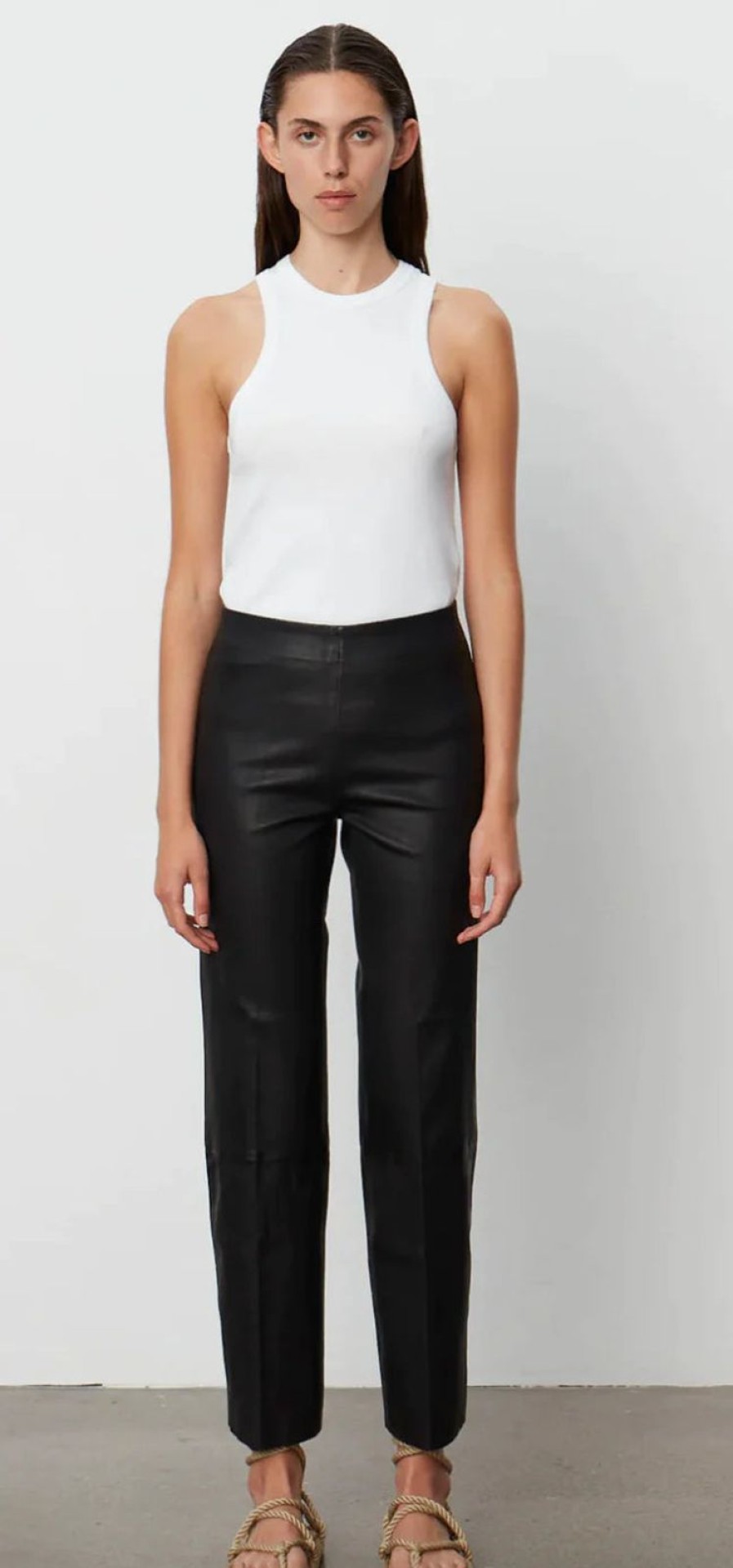 Clearance Day Birger et Mikkelsen Maddison Lamb Stretch Leather Trousers