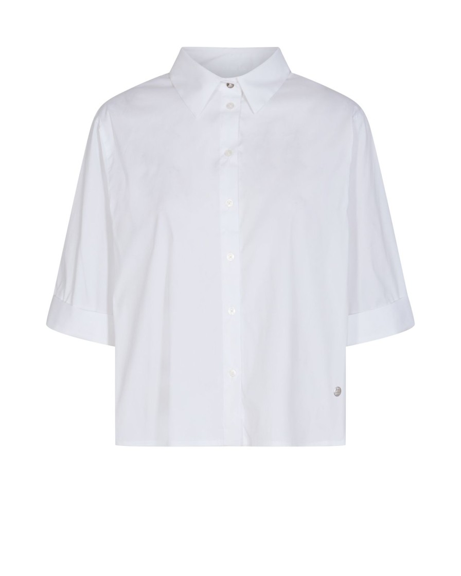 Online Mos Mosh Mmhilde Boxy Shirt White