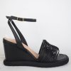 Best Donna Lei Capri Wedge Black