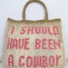 New the Jacksons I Should Have Been A Cowboy Bag Natural/Rose Large