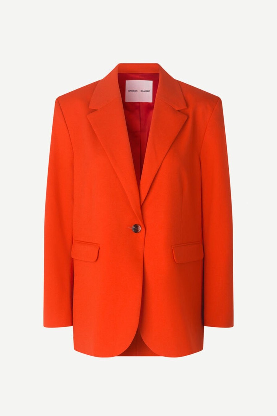 Hot Samsoe Samsoe Haven Blazer Orange