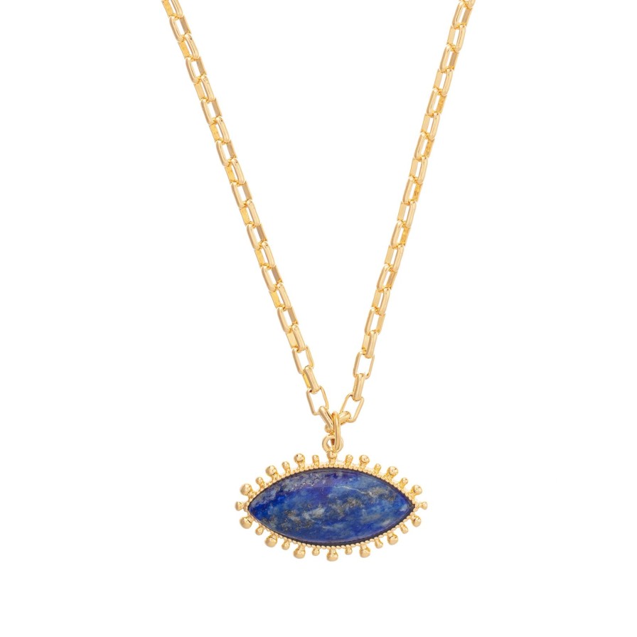 New Talis Chains Lapis Pendant Necklace