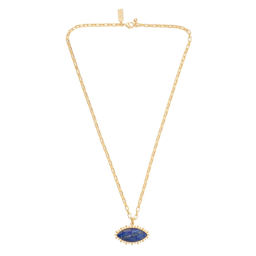 New Talis Chains Lapis Pendant Necklace