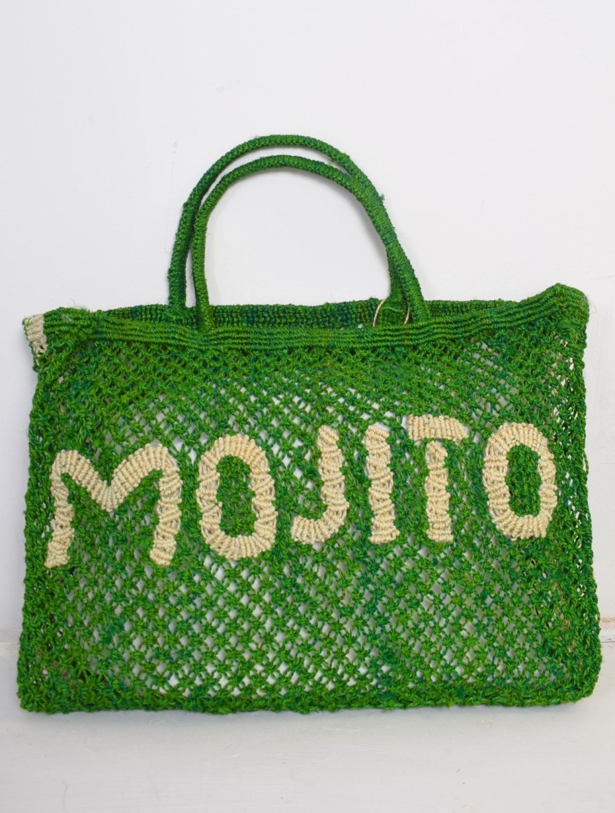 Online the Jacksons Mojito Bag Green/Natural Small