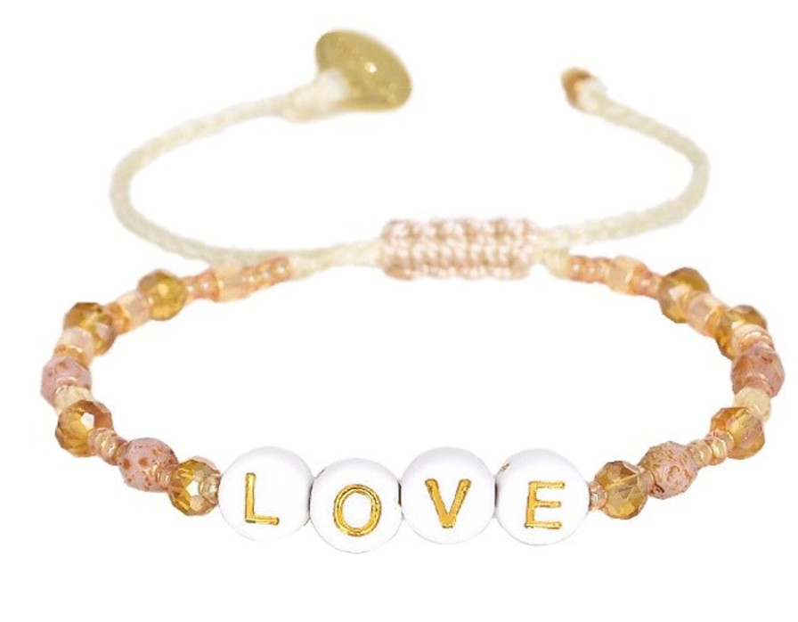 Clearance Mishky Love Bracelet Gold/Natural