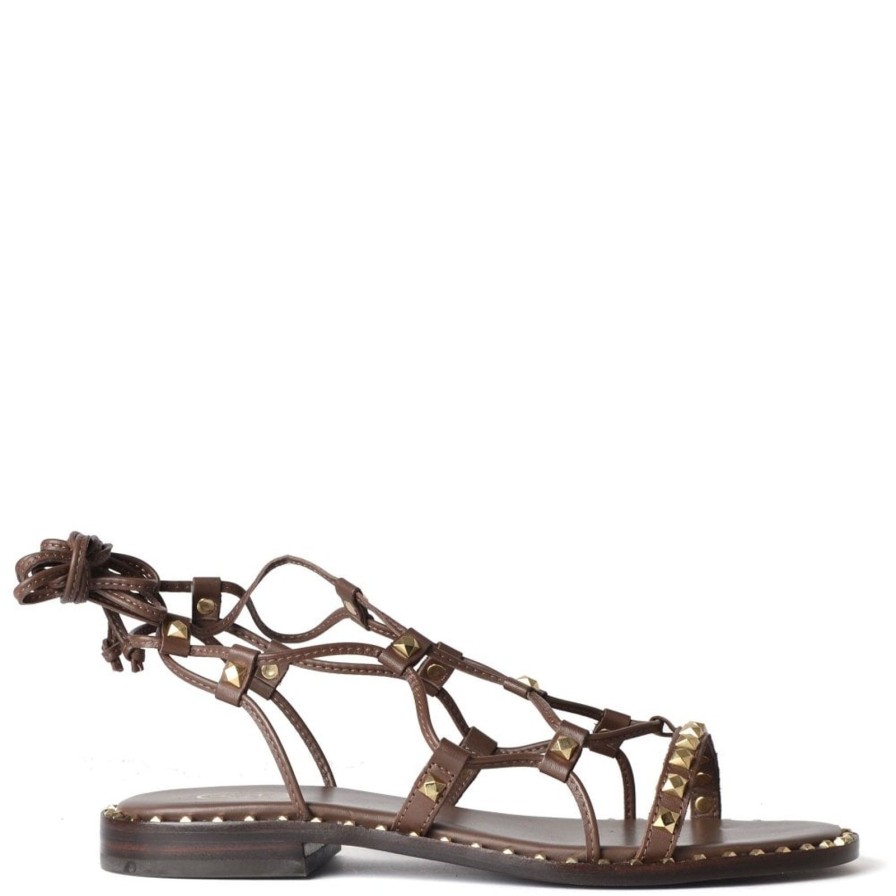 New ASH Paloma Lace Up Sandal Tomoro