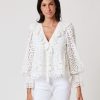 New Berenice Cleo Blouse Off White