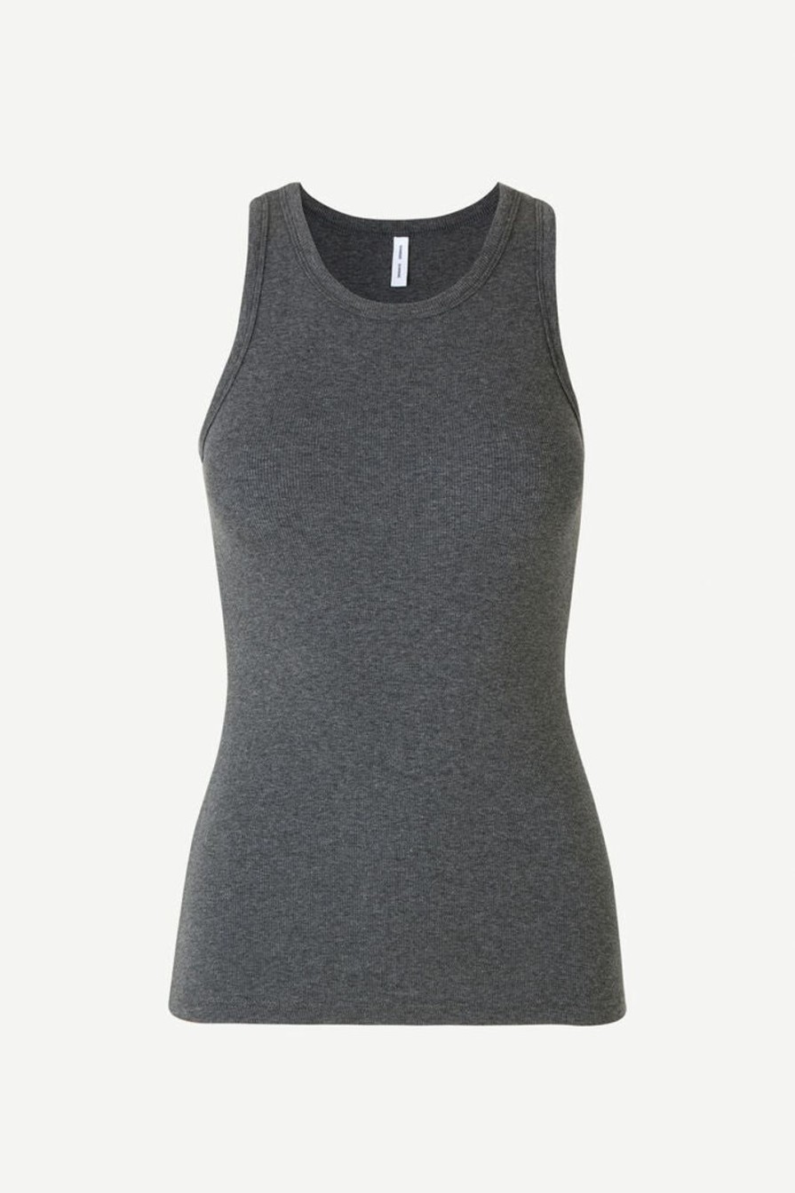 New Samsoe Samsoe Alexo Tank Dark Grey Mel