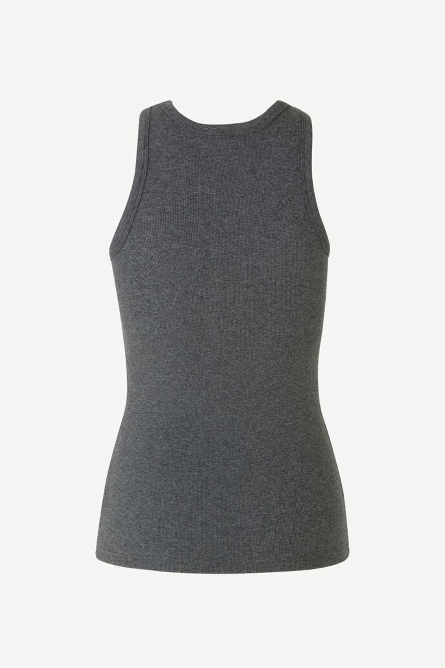 New Samsoe Samsoe Alexo Tank Dark Grey Mel