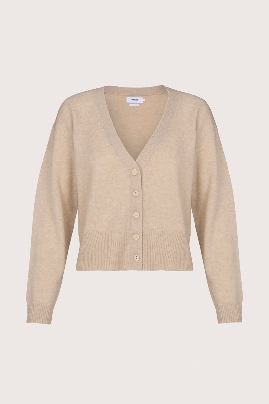 Clearance Not Shy Sonori Cardigan Beige Chine