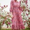 Clearance Neve and Noor Octavia Dress Magenta Rosa