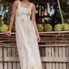 Best Sundress Amande Sevilla Dress White/Gold