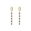 New Kirstie Le Marque Diamond Daisy Five Drop Earrings