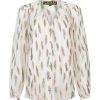 Best Stardust Betty Blouse Cream Metallic Sunset