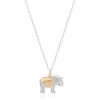 Best Anna Beck Large Elephant Charm Necklace Silver/Gold