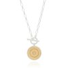 Online Anna Beck Contrast Dotted Circle Toggle Necklace - Silver/Gold