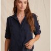 Clearance bella dahl Split Back Shirt Endless Sea