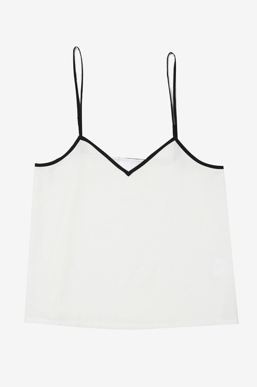 Online BREATHE Pj Camisole White