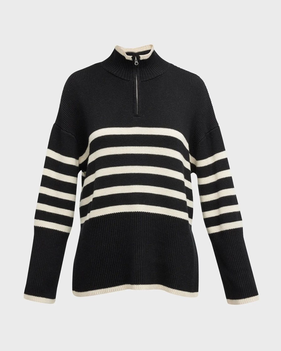 Best Rails Tessa Jumper Onyx Ivory Stripe