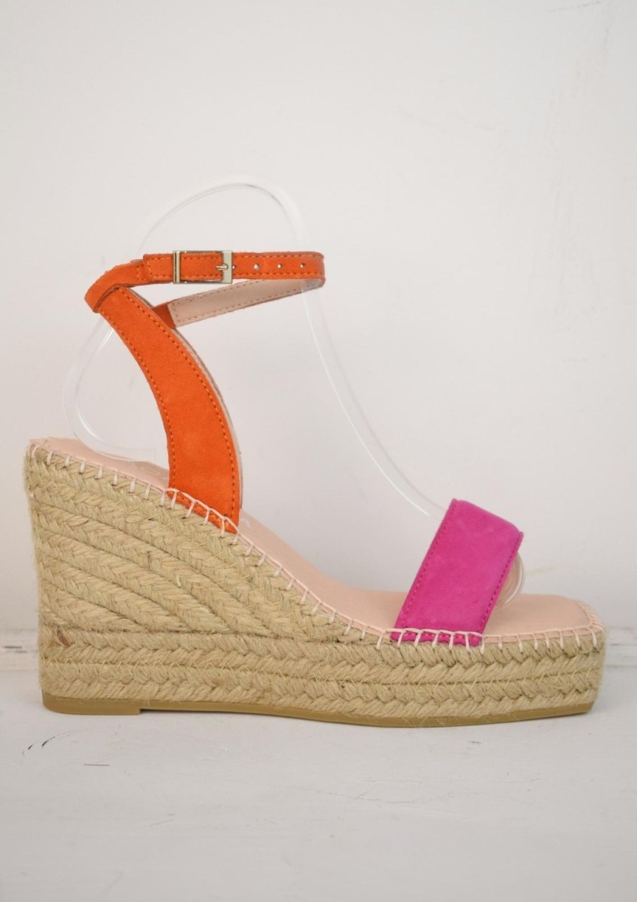 Best Macarena Moon Espadrille Pink/Orange