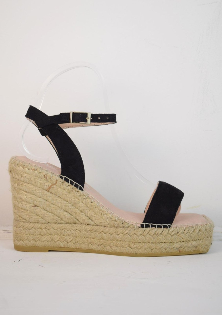 Wholesale Macarena Moon Espadrille Black