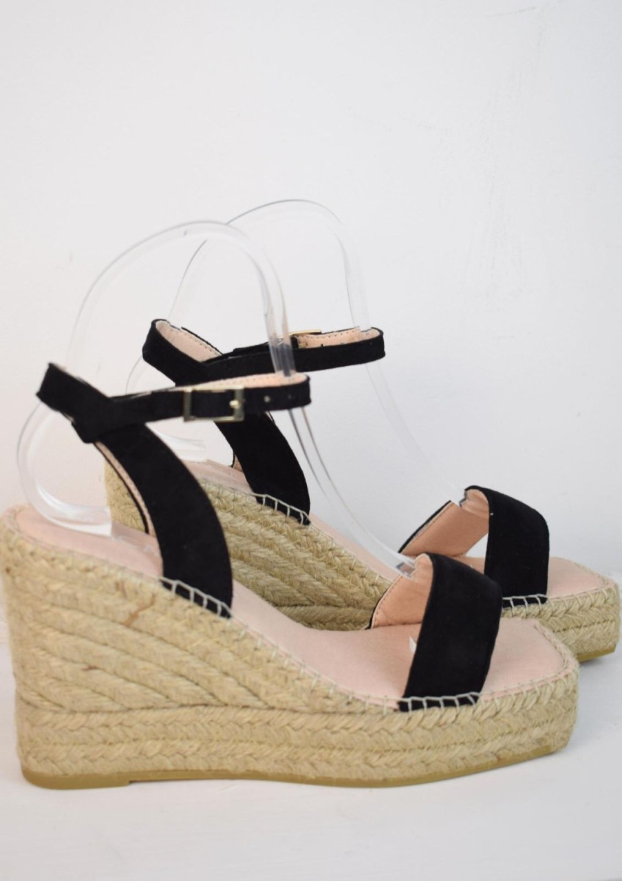 Wholesale Macarena Moon Espadrille Black