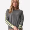 New Brodie Love & Kisses Sweater Mid Grey