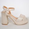 Clearance Donna Lei Dubai Sandal Latte Sparkle