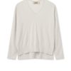 New Mos Mosh Mmtani V-Neck Knit Ecru