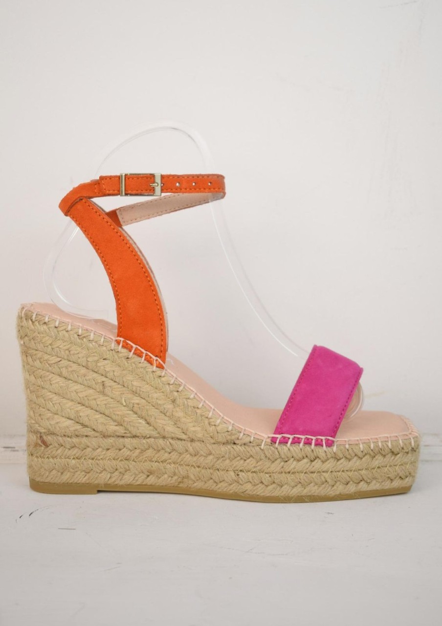 Online Macarena Moon Espadrille Pink/Orange