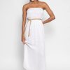 New Sundress Anoushka White Cotton Gauze Dress