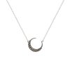 Hot Kirstie Le Marque Diamond & White Gold Classic Crescent Necklace