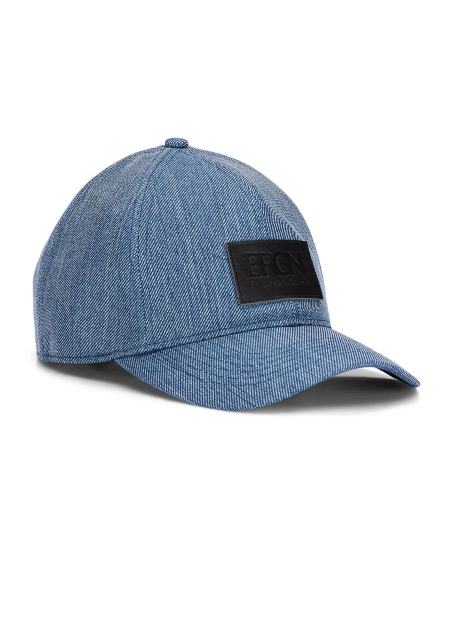 Best BRGN Solregn Denim Blue Cap