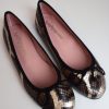 Best Pretty Ballerinas Marilyn Snake Shimmer Black/Taupe