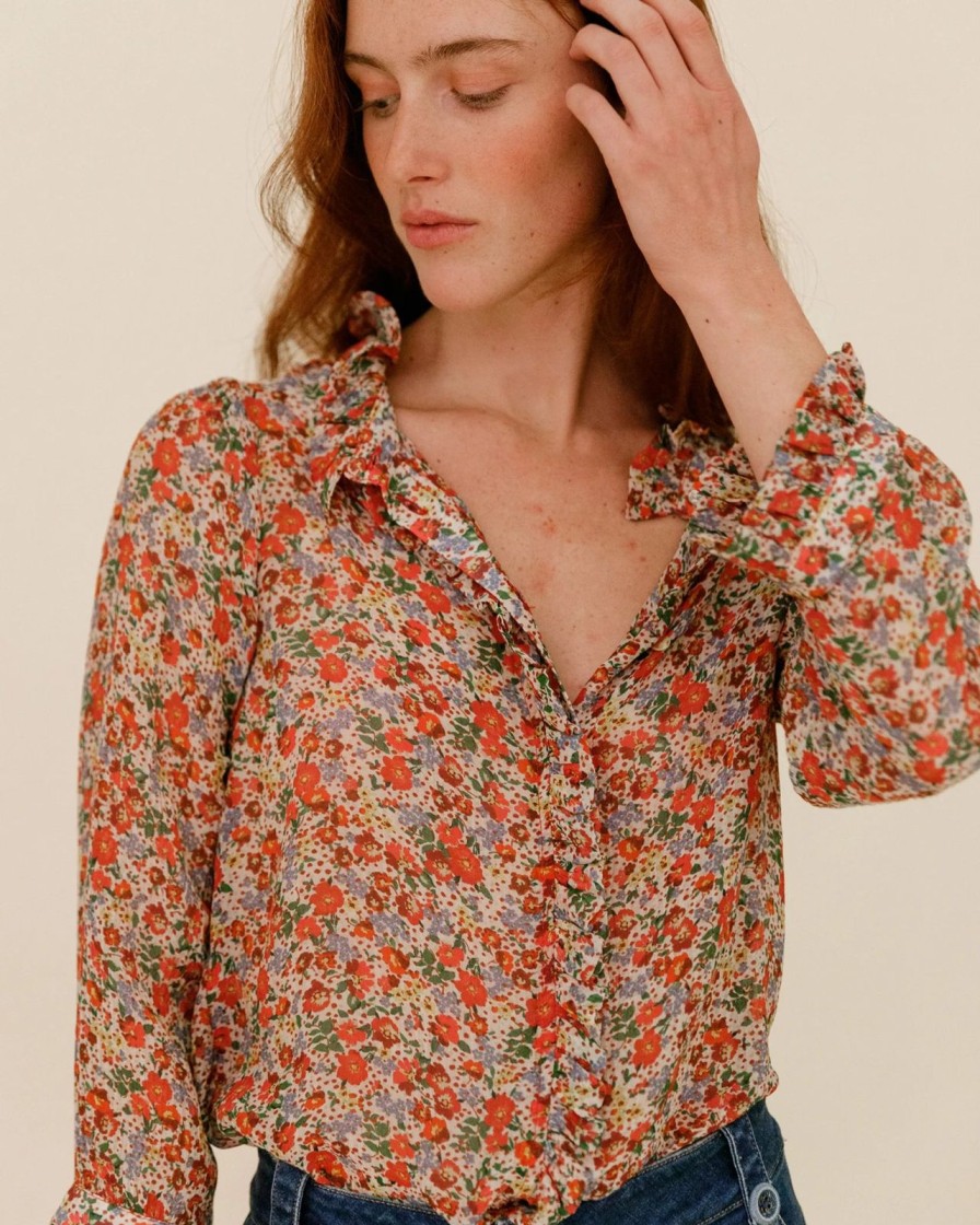 Clearance Emile & Ida Zolina Shirt Wildflowers