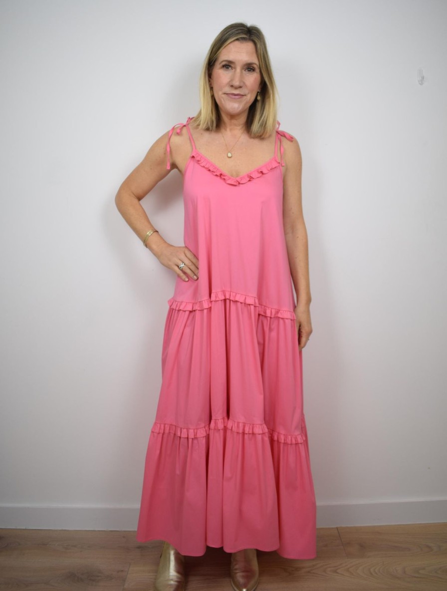 Online Devotion Twins Carolina Dress Pink