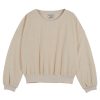 Clearance Emile & Ida Zahara Terry Jersey Sweatshirt Cream