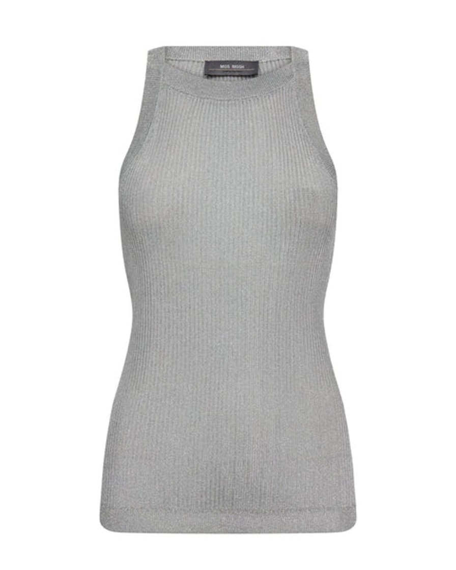 Best Mos Mosh Mmimanja Knit Tank Top Silver