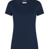 New Mos Mosh Mmarden Organic O-Ss Tee Navy