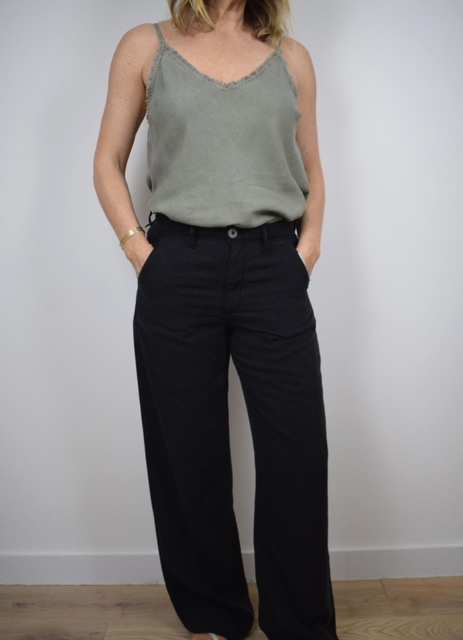 Wholesale Denim Studio Isor Trousers Black