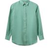 Clearance Mos Mosh Mmkarli Linen Shirt Wasabi