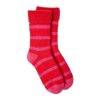 New Somerville Scarves Slipper Socks Glitter Pink/Red