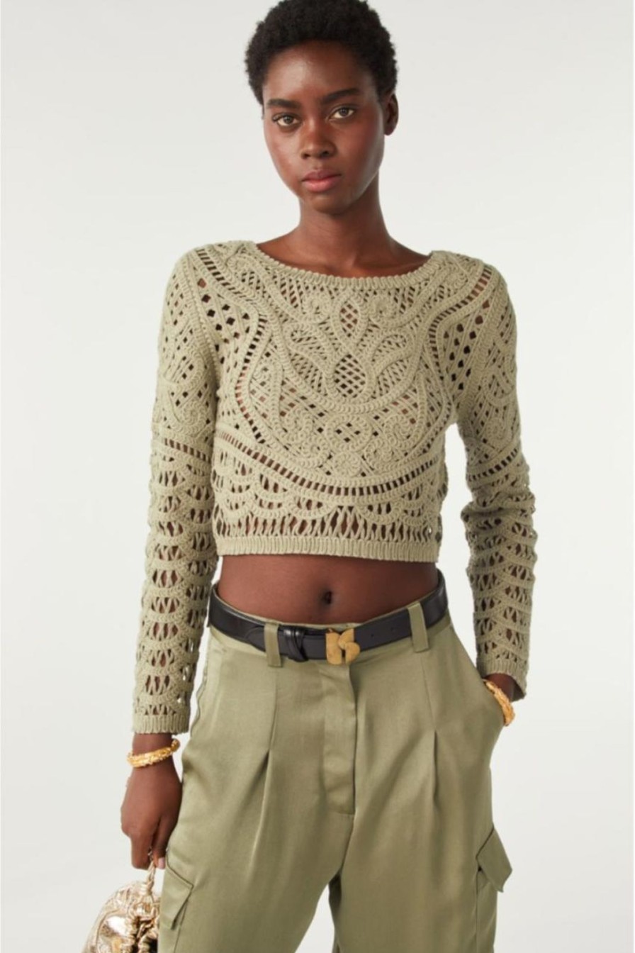 New ba&sh Marc Top Khaki