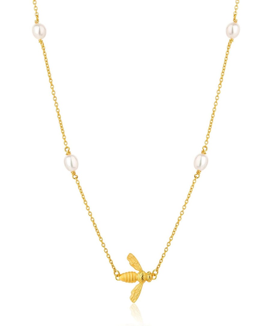 New Claudia Bradby Flying Bee Choker Gold