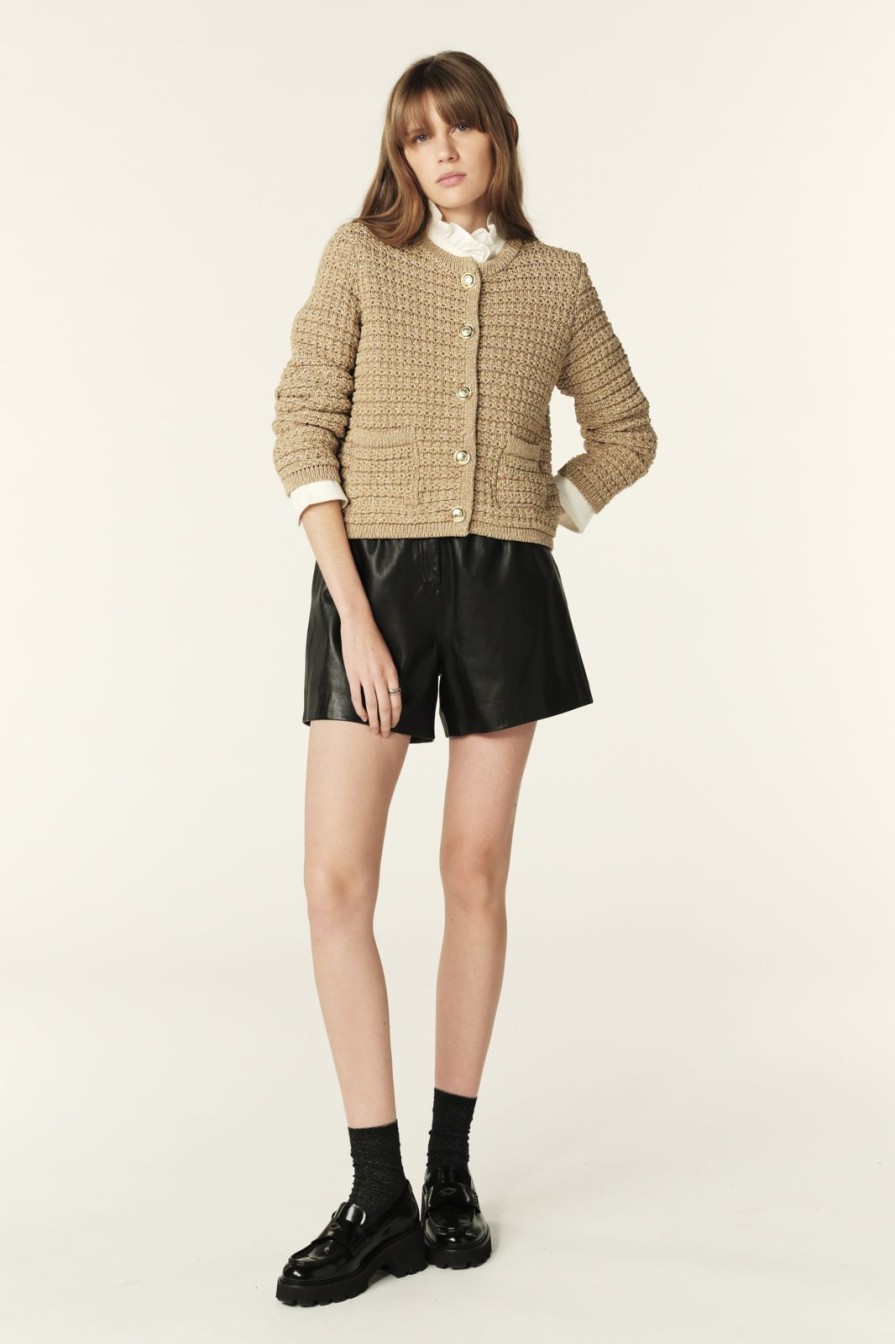 Hot ba&sh Gaston Cardigan Gold