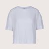 Clearance Not Shy Naelle Linen T-Shirt White