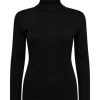 Wholesale Mos Mosh Mmrelena Rib Rollneck Black