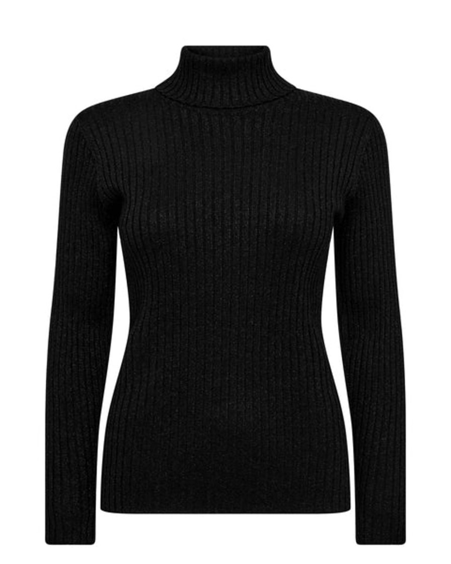 Wholesale Mos Mosh Mmrelena Rib Rollneck Black