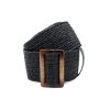 Hot Nooki Kylie Woven Belt Black