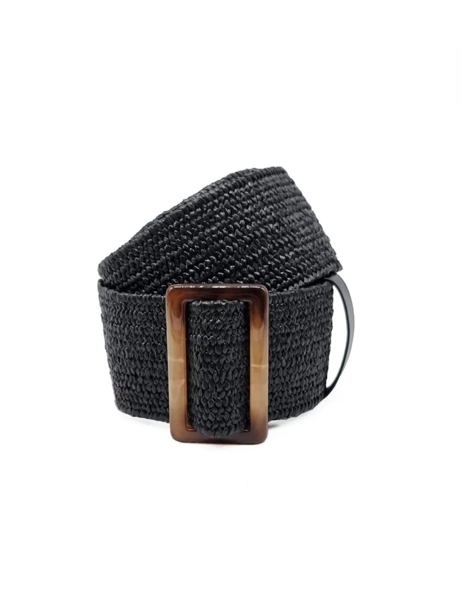 Hot Nooki Kylie Woven Belt Black